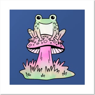 Mushroom Frog Posters and Art